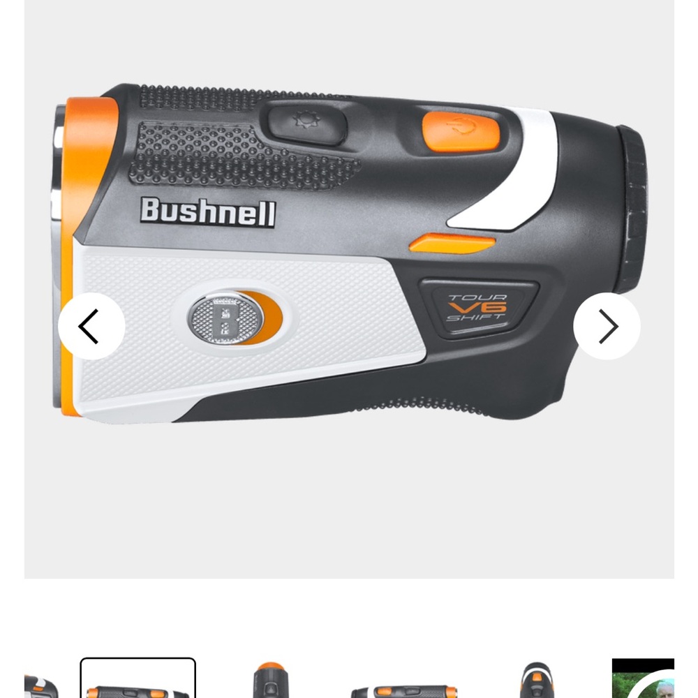 Bushnell Tour V6 Shift Rangefinder - White & Orange - Picture 4 of 9